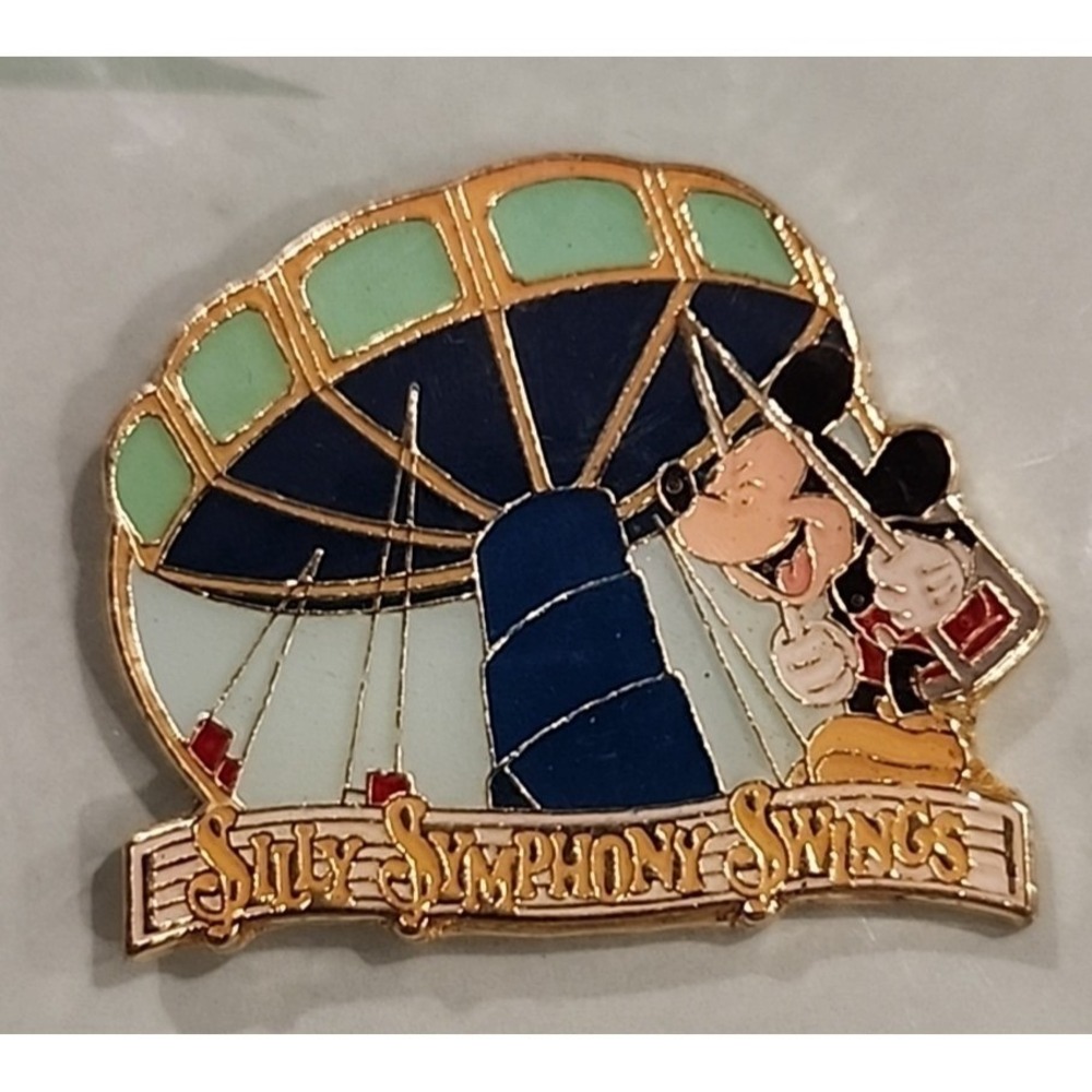 Disney California Adventure Attractions Booster 4 Pin Set 2012 NEW SEALED 89595 - Picture 2 of 6